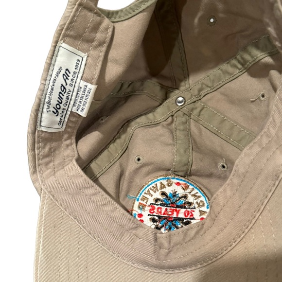 YOUNG AN embroidered seal new tan baseball cap one size fits all - Picture 5 of 5